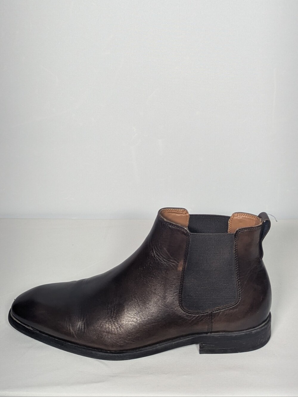 Steve Madden Mens Duke Chelsea Boot cognac sz 9.5